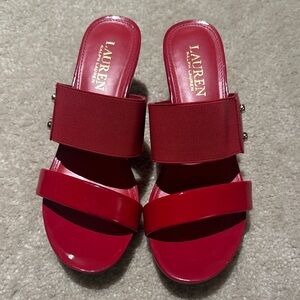 Lauren Ralph Lauren Women's Bold Red Sandals